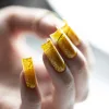 Molly Nails Crystal glass Top Yellow - üveg hatású, sárga színű fényzselé