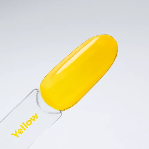 Molly Nails Crystal glass Top Yellow - üveg hatású, sárga színű fényzselé