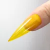Molly Nails Crystal glass Top Yellow - üveg hatású, sárga színű fényzselé