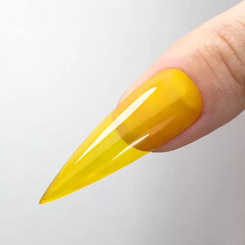 Molly Nails Crystal glass Top Yellow - üveg hatású, sárga színű fényzselé