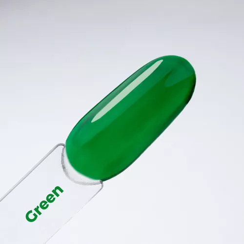 Molly Nails Crystal glass Top Green - üveg hatású, zöld színű fényzselé
