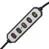 LED kozmetikai lámpa HQ-75X – 35W, íves, árnyékmentes, fekete cirkónia díszítéssel