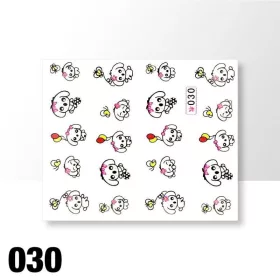 Akril hatású matrica - kutya - 030