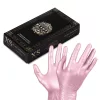 Beaute Luxe nitril kesztyű - pink gyöngyházfényű (XS) 50db