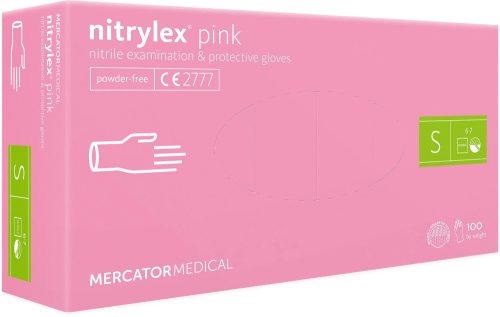Mercator Nitrylex kesztyű XS - 100 db (pink)