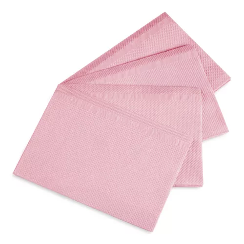 Mini-med vízhatlan fóliával erősített munkaterítő 33x45cm 50db pink 