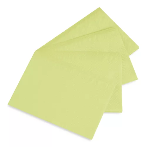 Mini-med vízhatlan fóliával erősített munkaterítő 33x45cm 50db lime