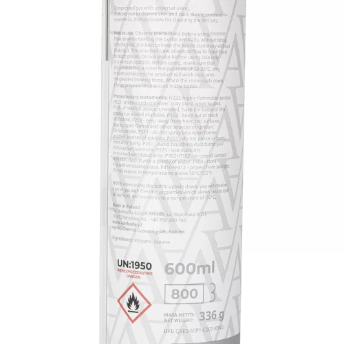 Arkada's Podo Spray sűrített levegő 