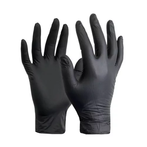 EasyCare fekete nitril kesztyű 100db S