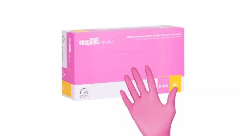 EasyCare pink nitril kesztyű 100db M