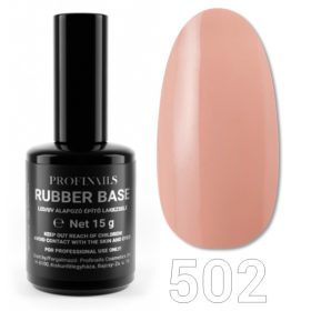   Profinails Rubber Base LED/UV alapozó építõzselé 15g No.502