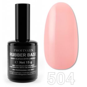   Profinails Rubber Base LED/UV alapozó építõzselé 15g No.504