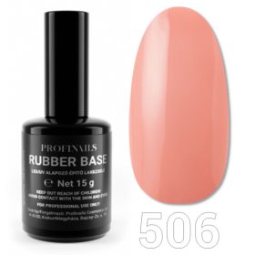   Profinails Rubber Base LED/UV alapozó építõzselé 15g No.506