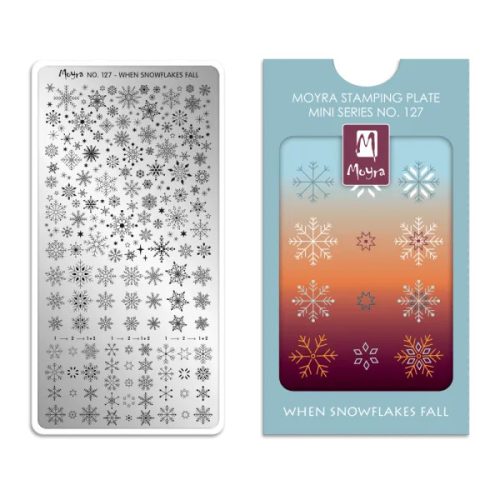 Moyra mini nyomdalemez No.127 When Snowflakes Fall