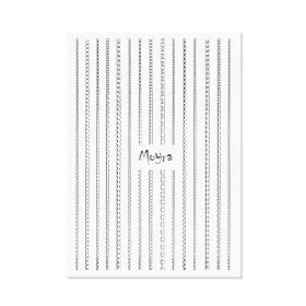Moyra Körömdíszítő csíkok – Chain No. 02 Silver