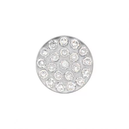 Fülbevaló - crystal - 8mm - natúr színű