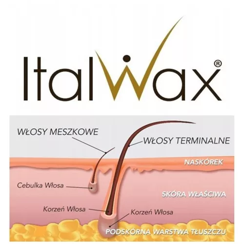 ItalWax  elasztikus gyanta gyöngy - natural
