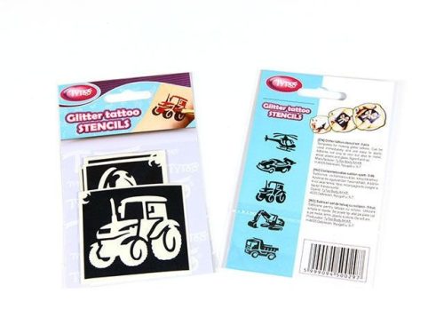 Fiús jármű sablon szett 5 db (CTMS-0005)