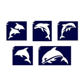 Delfin sablon szett 5 db (CTMS-0010)