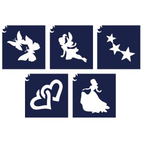 Hercegnős mini sablon szett 5 db