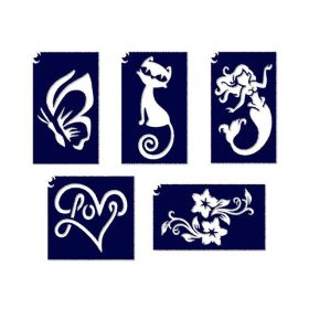 Lányos vegyes mini 1 sablon szett 5 db