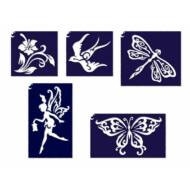 Lányos sablon szett 5 db (CTMS-0037)