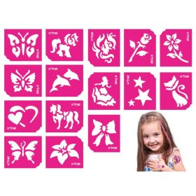 Lányos sablon szett 15db-os (CTMS-0060)