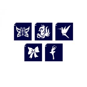 Lányos sablon szett 5 db-os