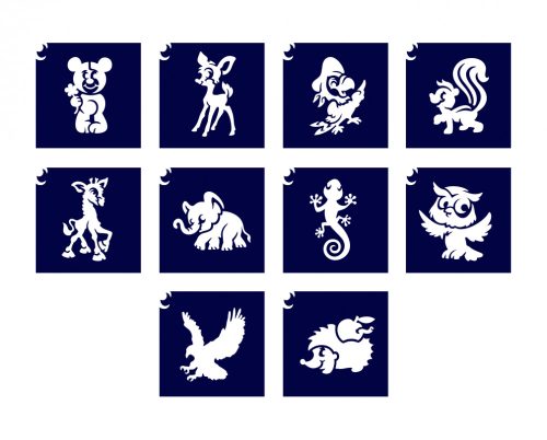 Női 1 sablon szett 10 db