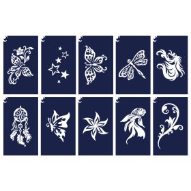 Női 2 sablon szett 10 db