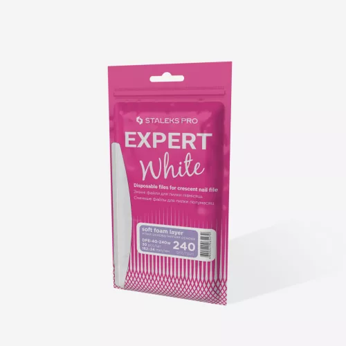 Staleks Pro - Öntapadó félhold körömreszelő papír "240" (30db)