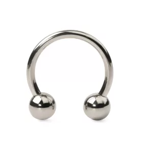 Patkó piercing golyó végekkel titánból 