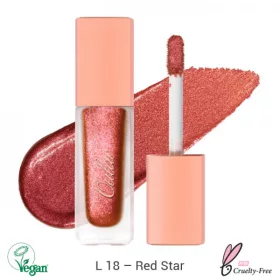   Oulac Liquid Diamond folyékony szemhéjfesték 5.4g No. L-18 Red Star (DuoChrome) 