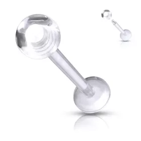 Átlátszó bioplaszt labret