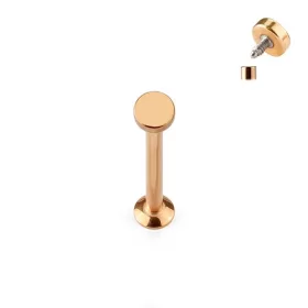 Labret lemez díszítéssel (rosegold színű)