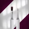 Staleks Exclusive kétvégű ecset, egyenes zselés/liner