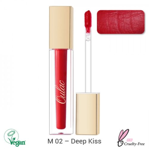 Oulac Kissproof Liquid Matte folyékony tartós ajakrúzs 4.5ml No. M02 Deep Kiss