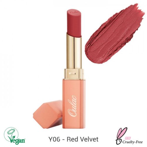 Oulac Velvet Matte Lipstick bársonyos matt ajakrúzs 3.6g No. Y06 