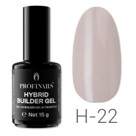 Profinails Hibrid LED/UV építő zselé 15 g H-22
