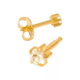 Karmos foglalat - 4mm - fehér (104)