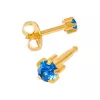 Karmos foglalatú - 4mm - Sötétkék (109)