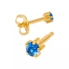 Karmos foglalatú - 4mm - Sötétkék (109)
