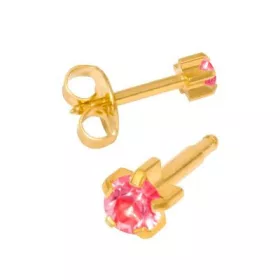 Karmos foglalatú - 4mm - Rózsaszín (110)