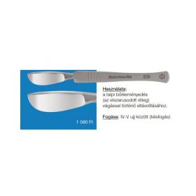 Rozsdamentes ívelt talpkés RM00015