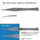 Rozsdamentes hajlított vájtvéső RM13
