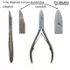 Diabétesz körömcsípõ egyenes 11 cm Tompa fejvéggel