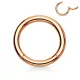 Csuklós karika, kapoccsal 0,8mm! (rosegold színű)