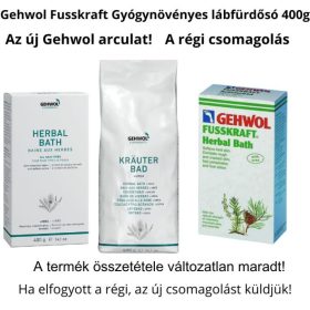 Gehwol Fusskraft Gyógynövényes lábfürdősó 400g
