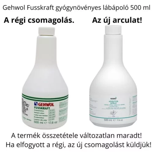 Gehwol Fusskraft Gyógynövényes lábápoló 500ml