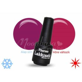   Moonbasanails Thermo Lakkzselé - 411 - padlizsán lila - világos bordó